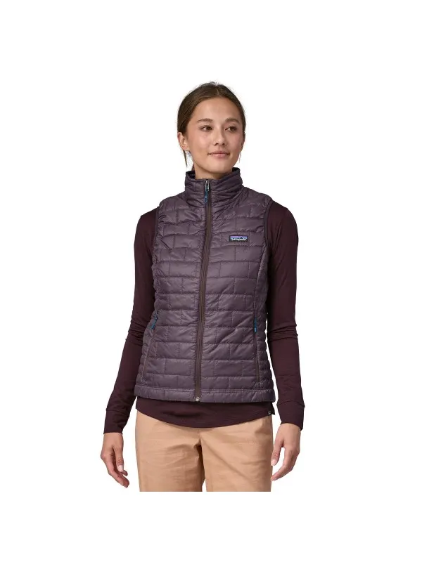 Patagonia Women's Nano Puff Vest: Obsidian Plum