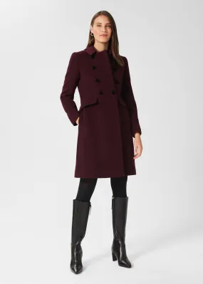 Petite Janaya Wool Blend Coat 