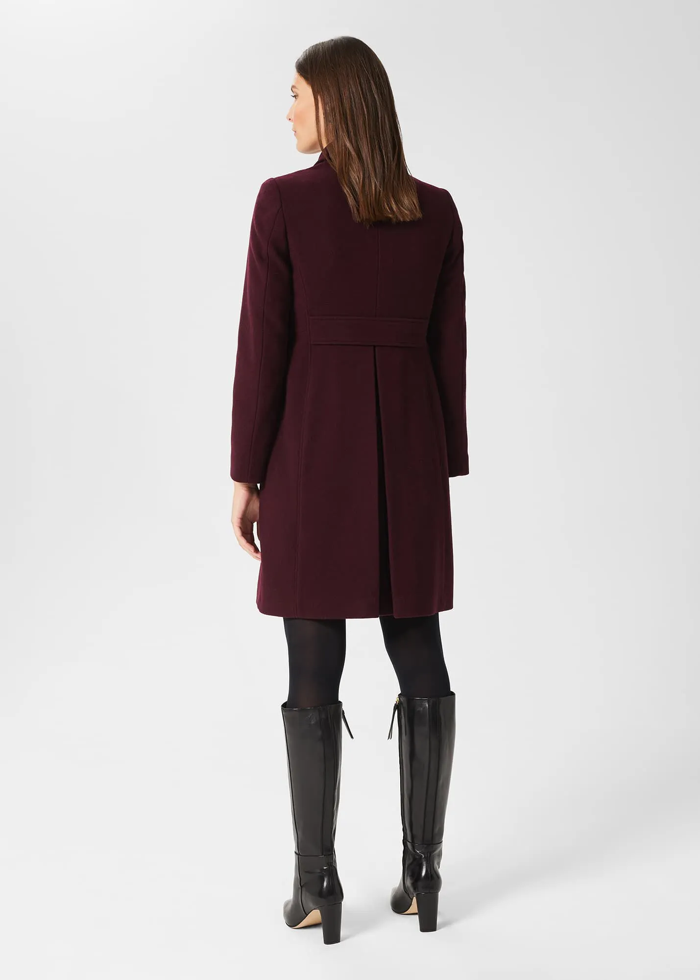 Petite Janaya Wool Blend Coat 