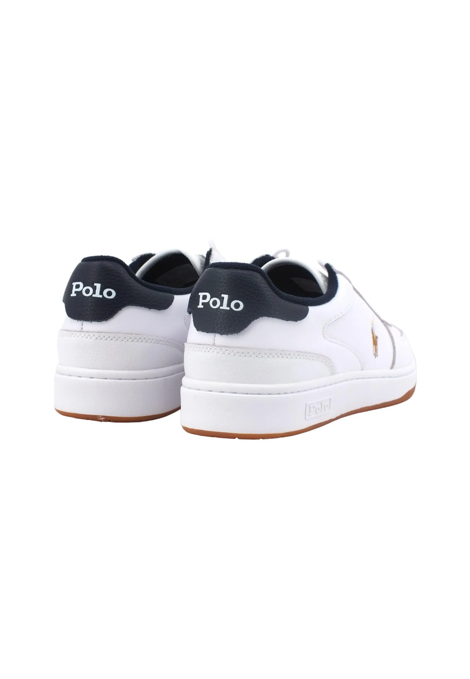 POLO RALPH LAUREN Sneaker Basket Uomo White 809877610001U