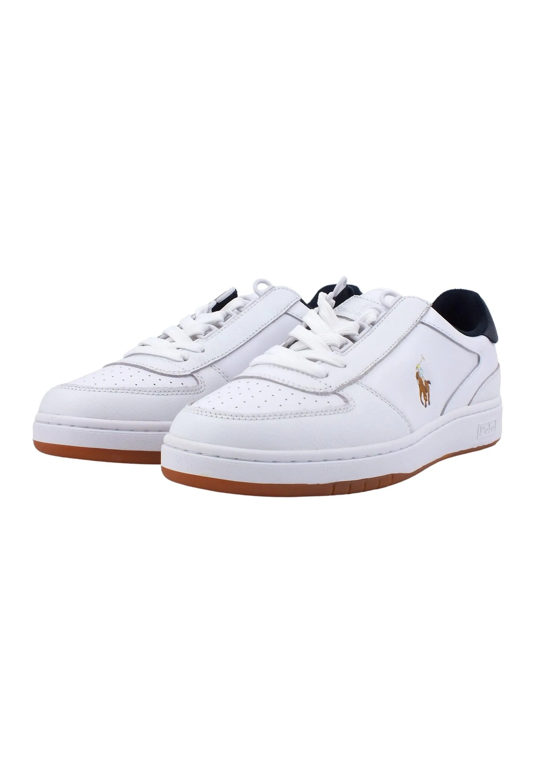 POLO RALPH LAUREN Sneaker Basket Uomo White 809877610001U