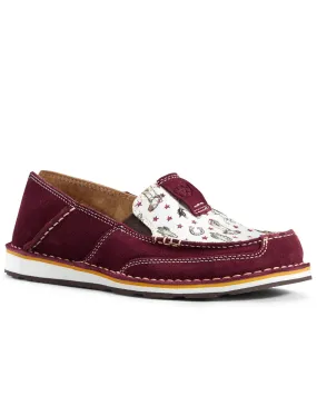 Product Name:  Ariat Women's Cowgirl Print Cruiser Shoes - Moc Toe