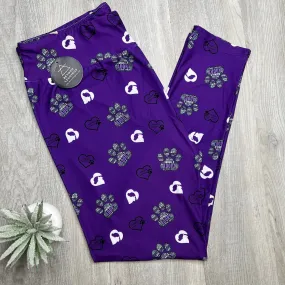 Rescue Mama Purple Soft Leggings