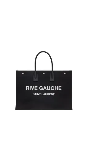 Rive Gauche Large Shopping Bag - Black