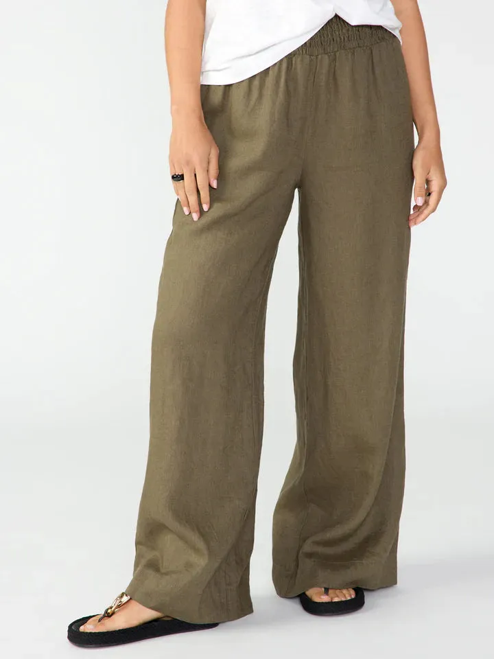 Sanctuary Smocked Wide Leg Pant