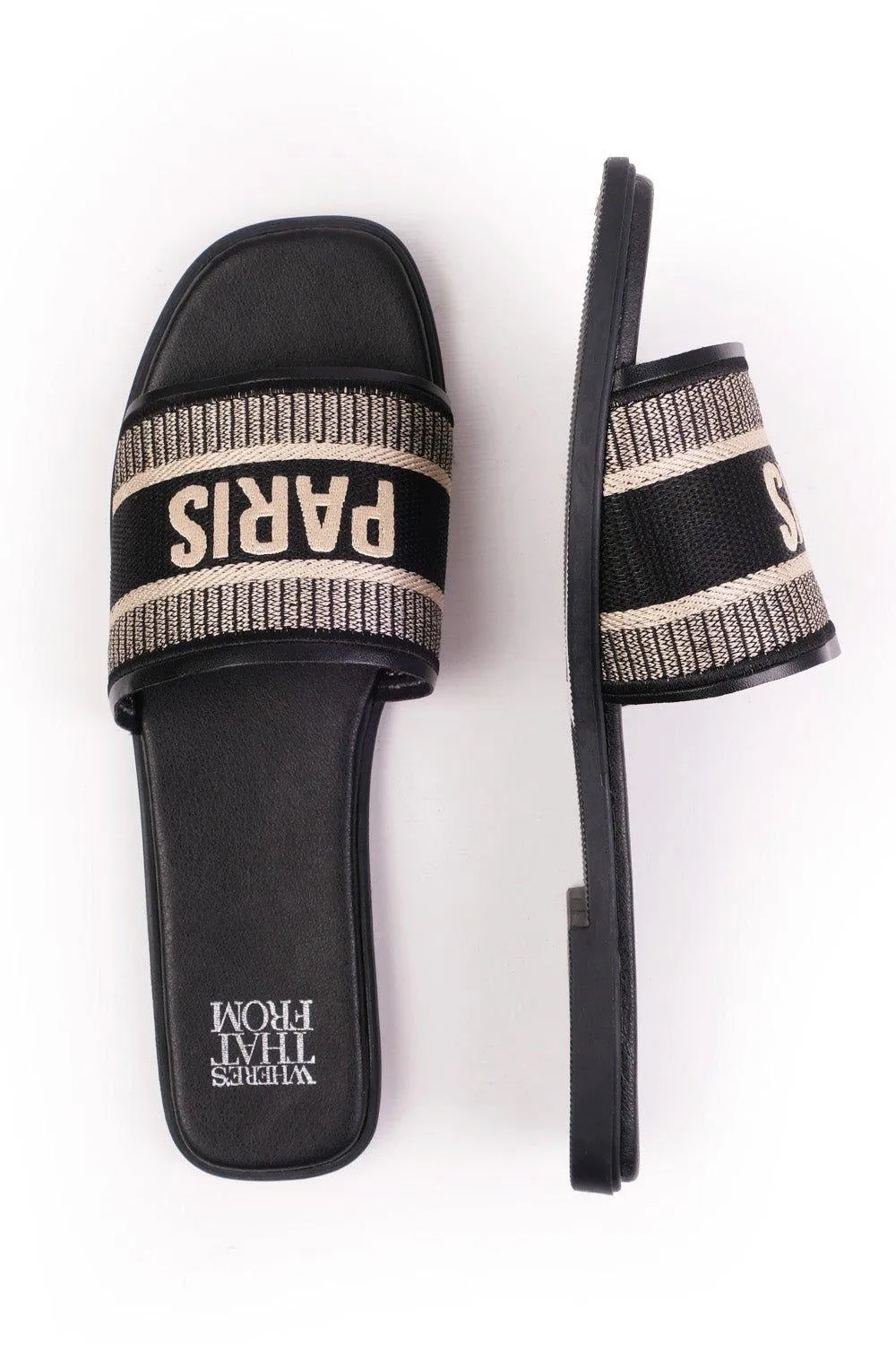 Sandals | 'Candour' Textile Strap Slip On Sandals | Where's That From