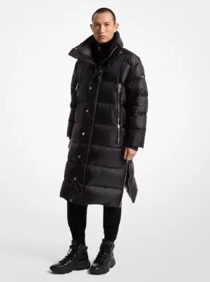 Satin Ciré Puffer Coat