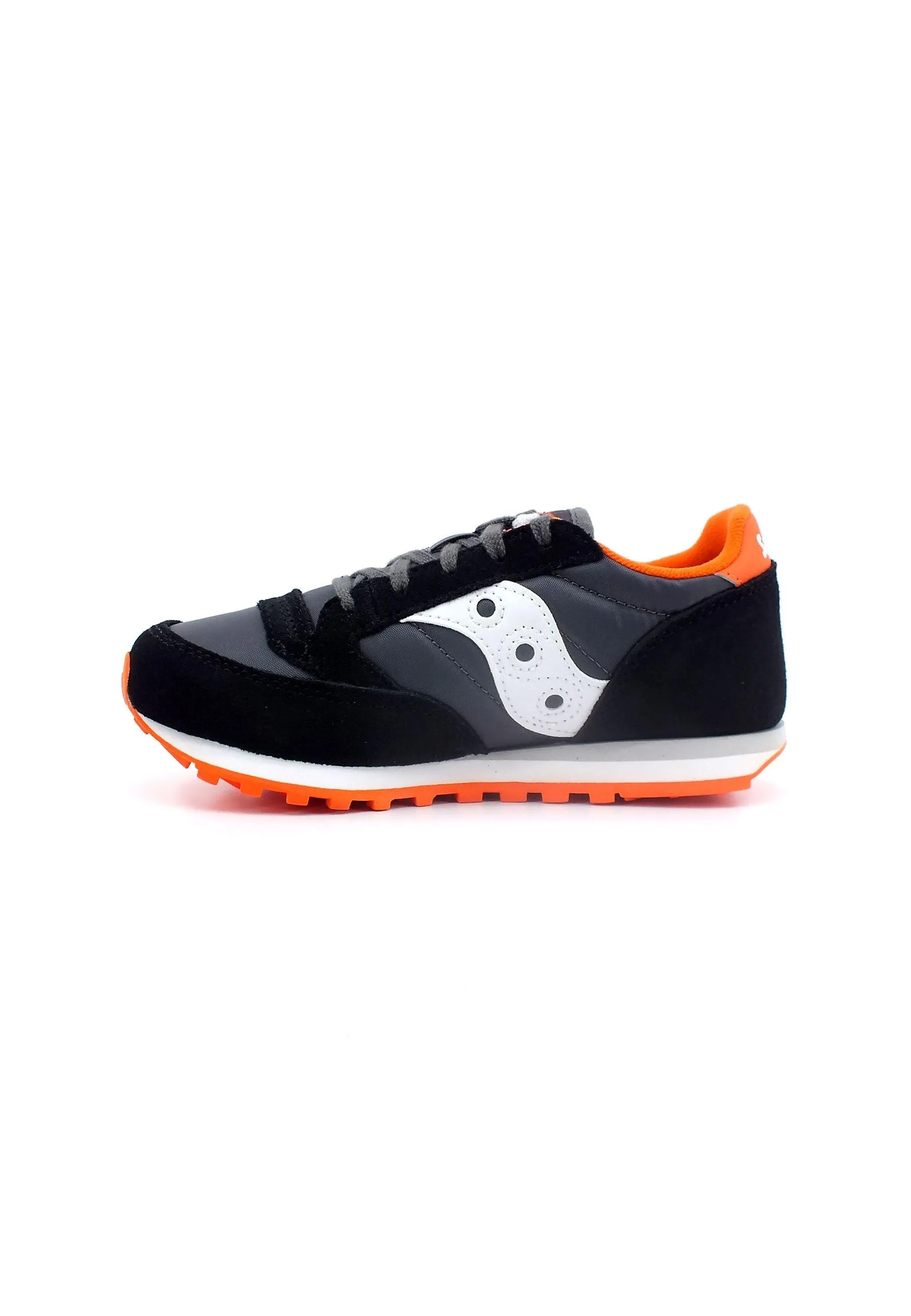 SAUCONY Jazz Original Sneaker Bambino Black Grey Orange SK265128