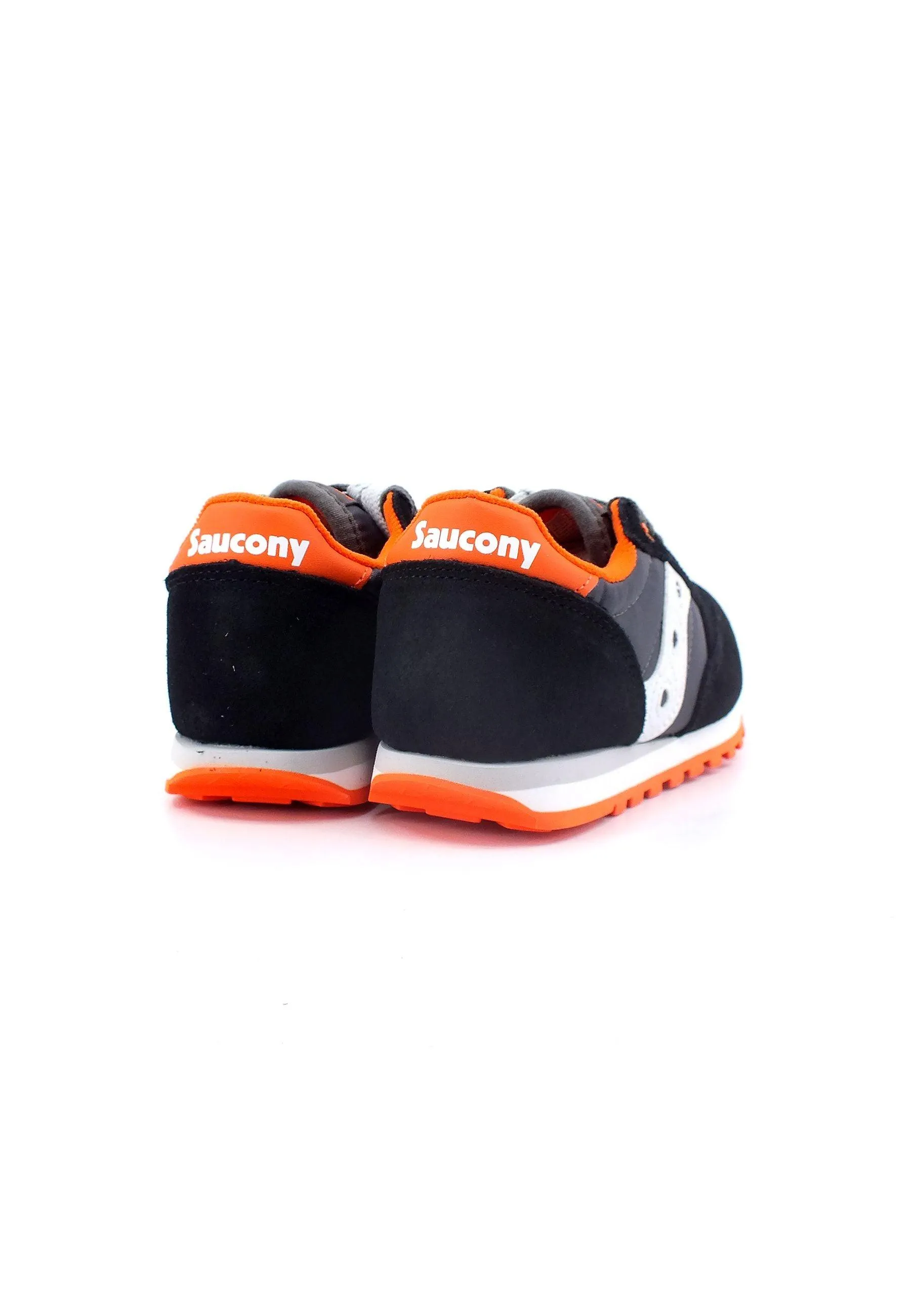 SAUCONY Jazz Original Sneaker Bambino Black Grey Orange SK265128