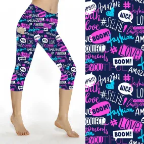 SCULPT Yoga Capri Leggings - Empowerment