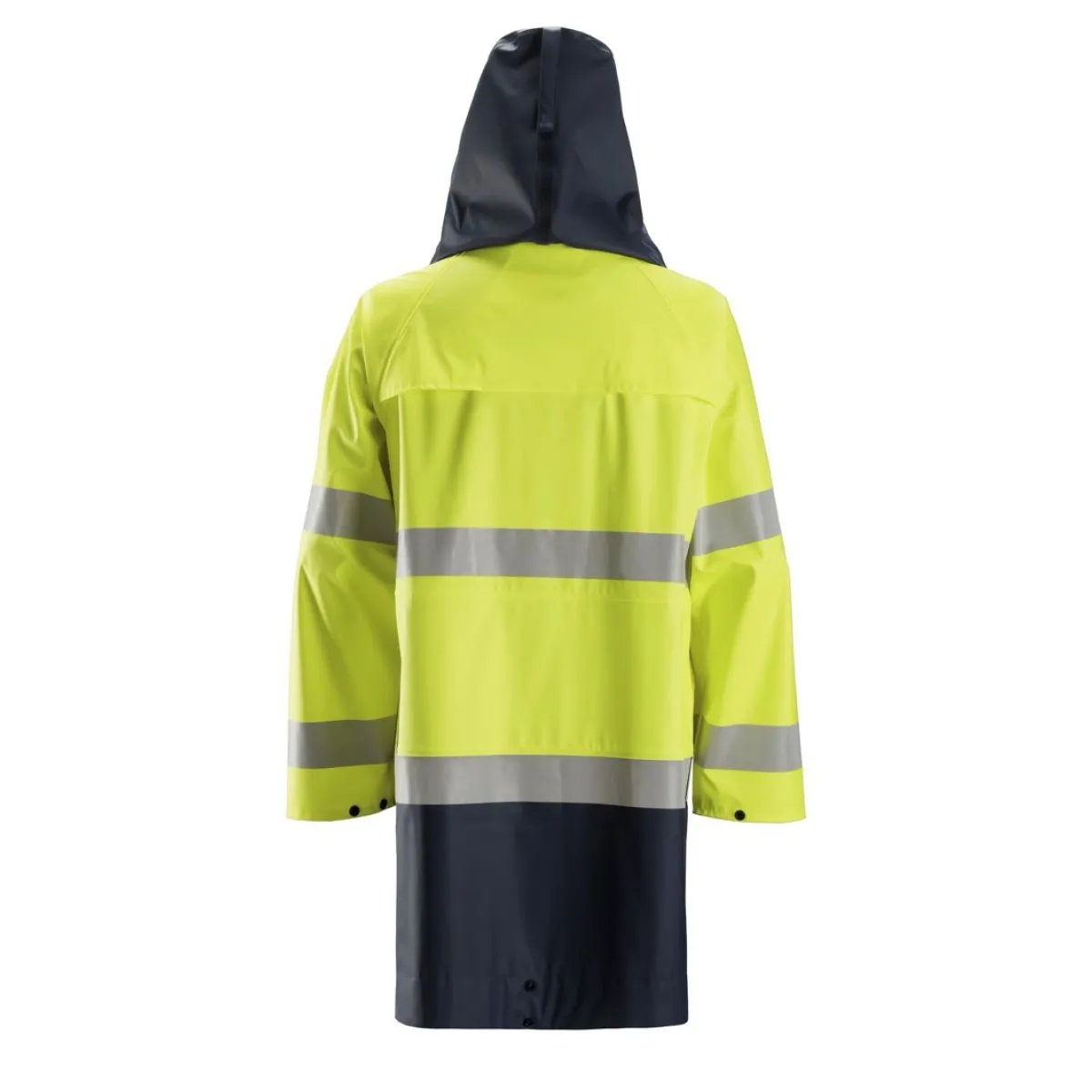 Snickers 8261 ProtecWork, Rain Jacket PU, Class 3 - High Vis Yellow 