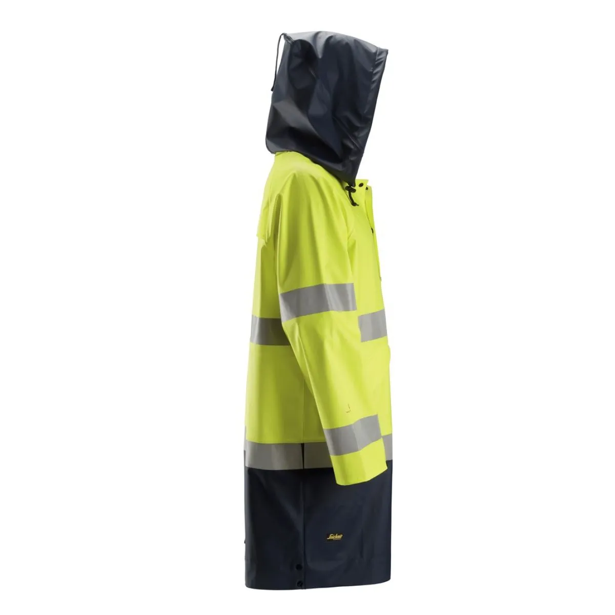 Snickers 8261 ProtecWork, Rain Jacket PU, Class 3 - High Vis Yellow 