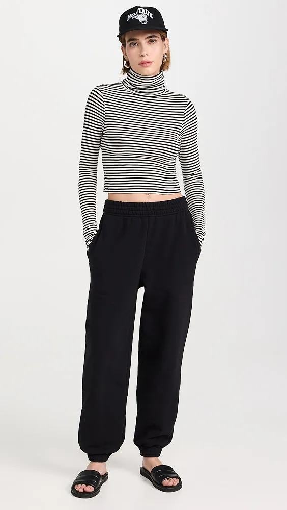 Splits59   Jackson Rib Cropped Turtleneck 