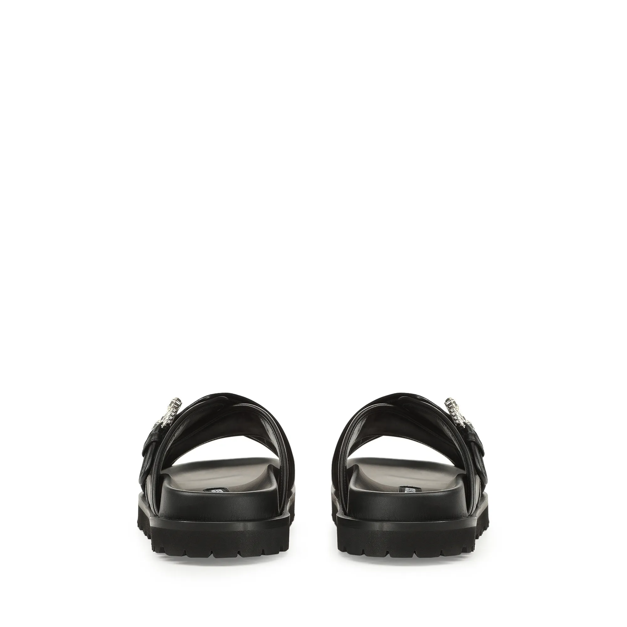 sr Twenty Buckle - Flat sandals Black