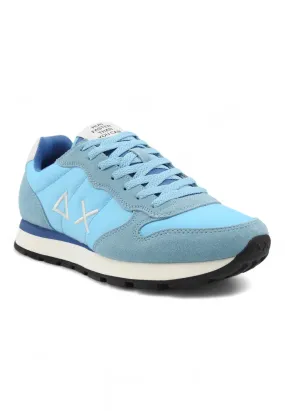 SUN68 Tom Solid Sneaker Uomo Azzurro Z34101