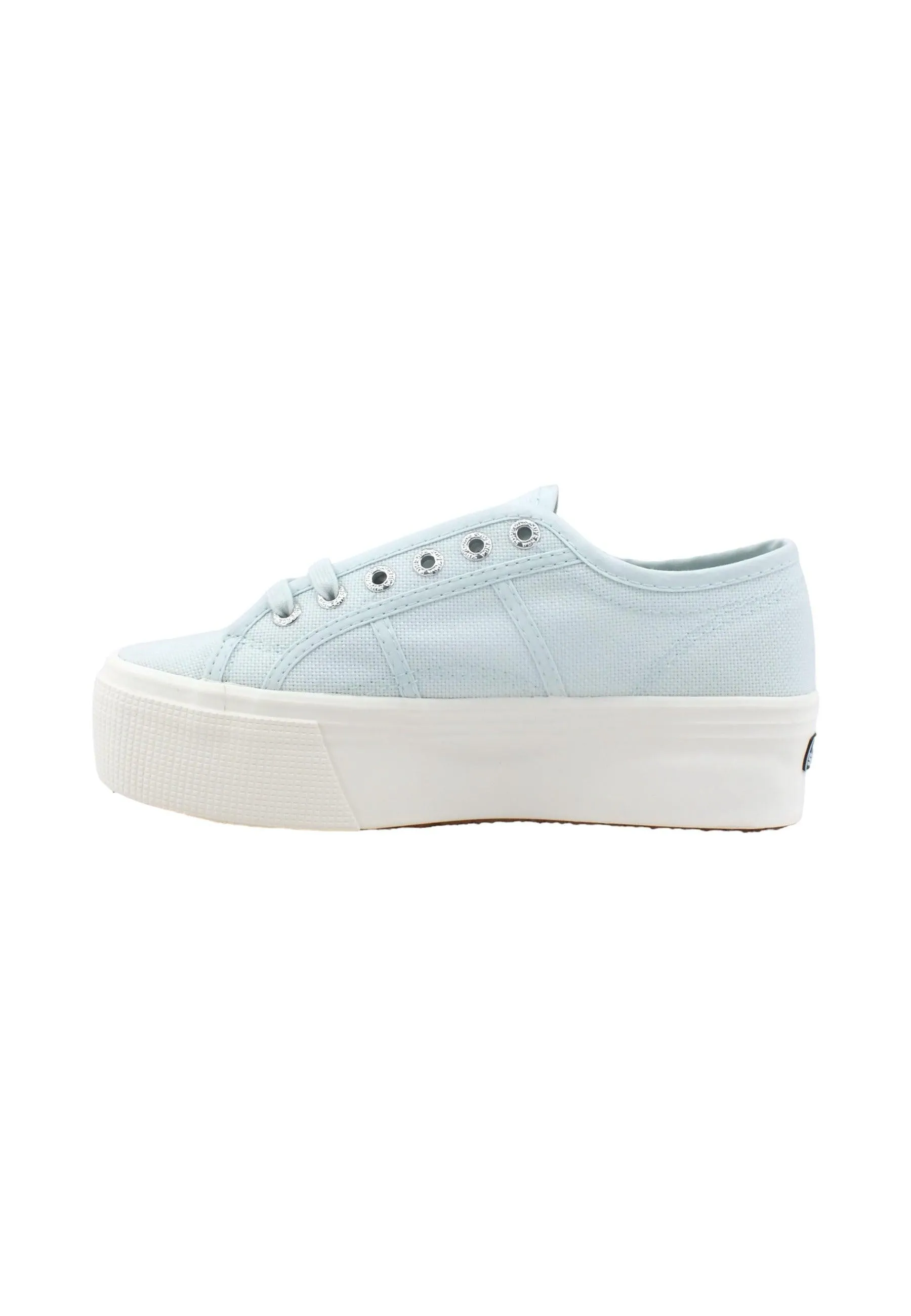 SUPERGA 2790 Sneaker Platform Donna Azure Ice Avorio S9111LW