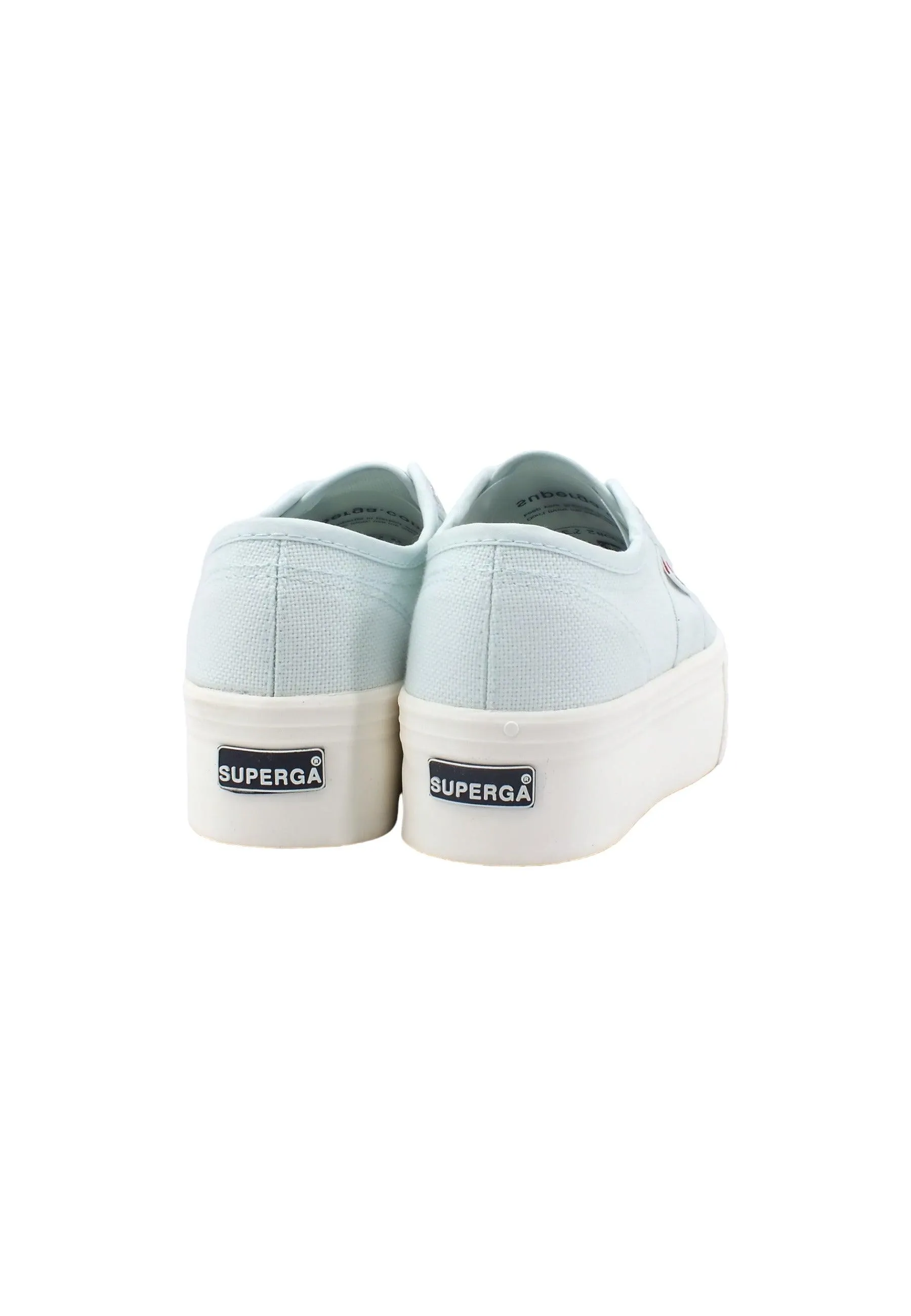 SUPERGA 2790 Sneaker Platform Donna Azure Ice Avorio S9111LW