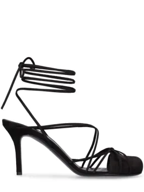 The Row   90mm Joan suede sandals 