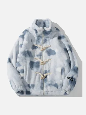 Tie Dye Sherpa Winter Coat