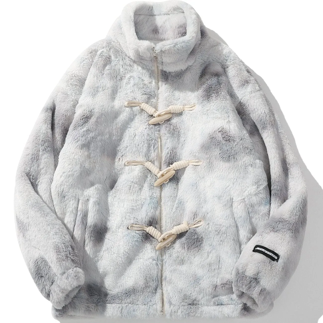 Tie Dye Sherpa Winter Coat