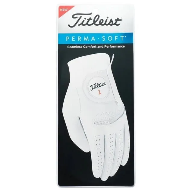 Titleist Perma-Soft Leather Golf Glove New