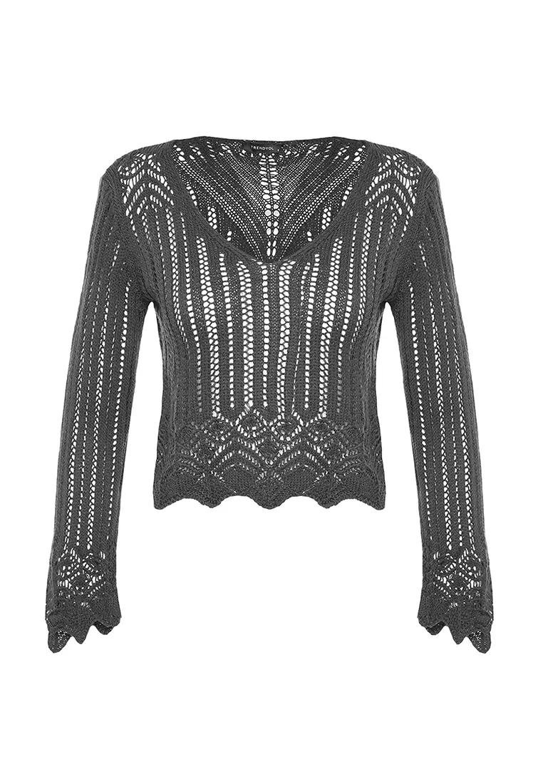 Trendyol Openwork Knitwear Sweater