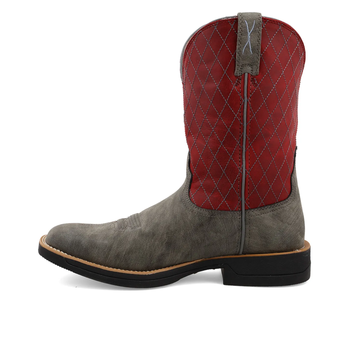 Twisted X Men's 11 Tech X Boot in Grey & Red