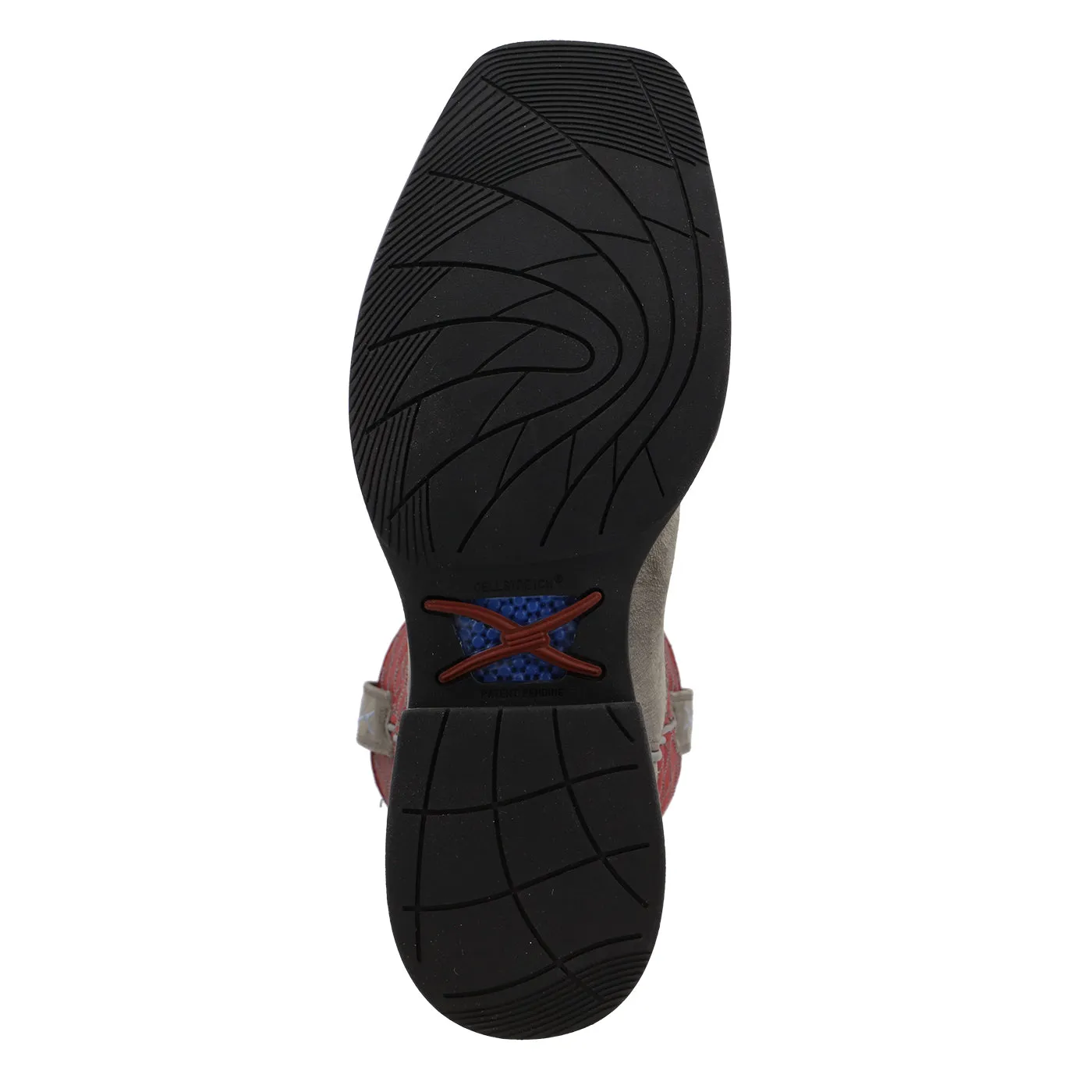 Twisted X Men's 11 Tech X Boot in Grey & Red