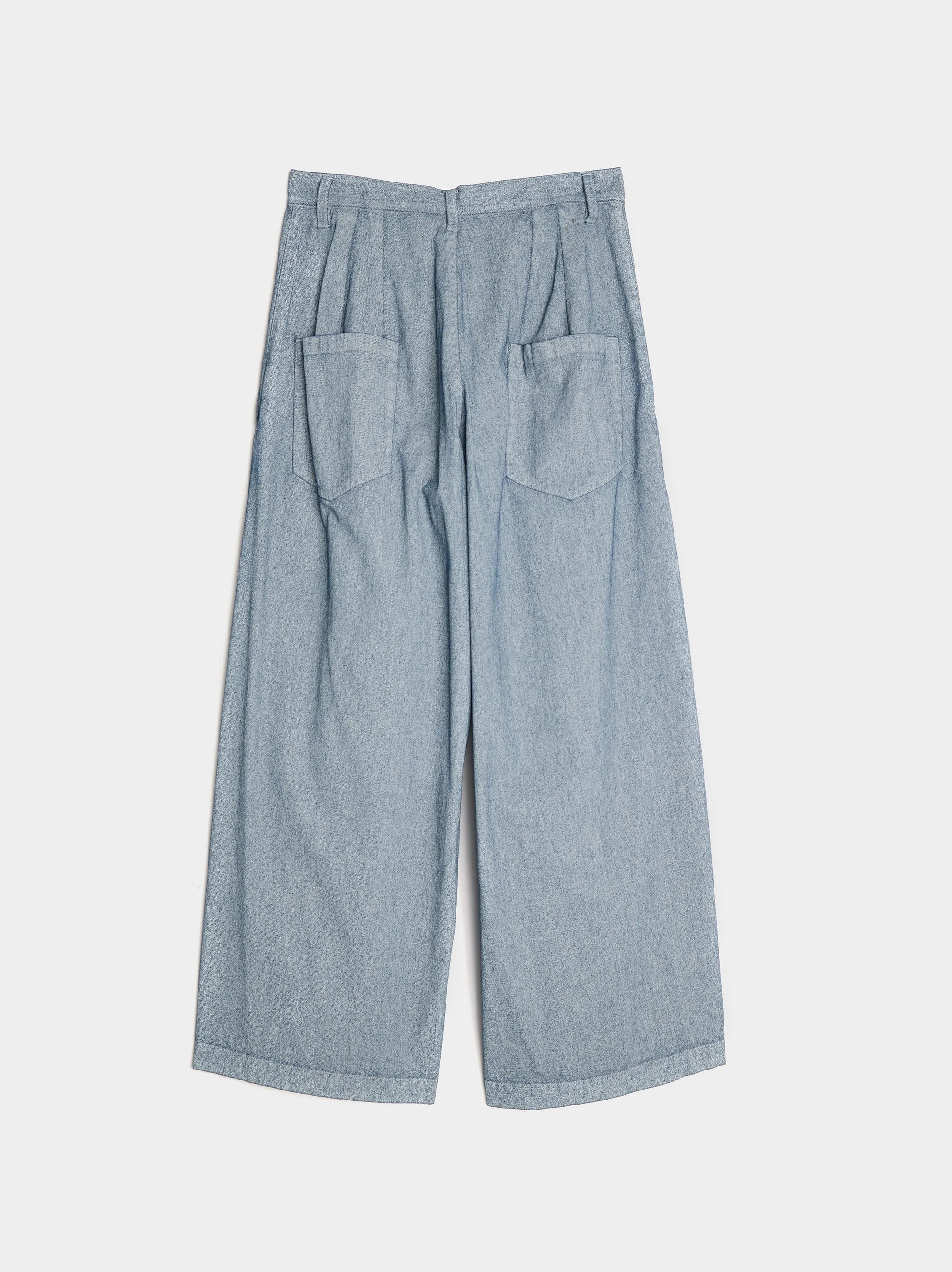 U-2 Tuck Wide Pant, Blue