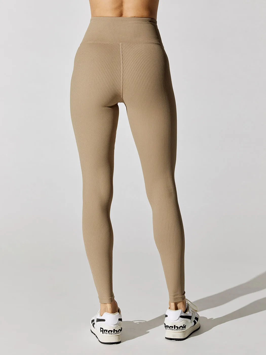 Veronica Ribbed Legging - Caribou