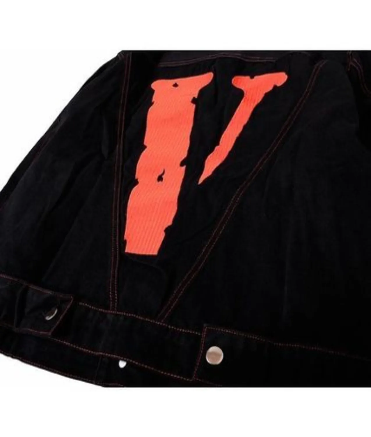 Vlone Jacket Unisex Jacket | Black Denim Jacket