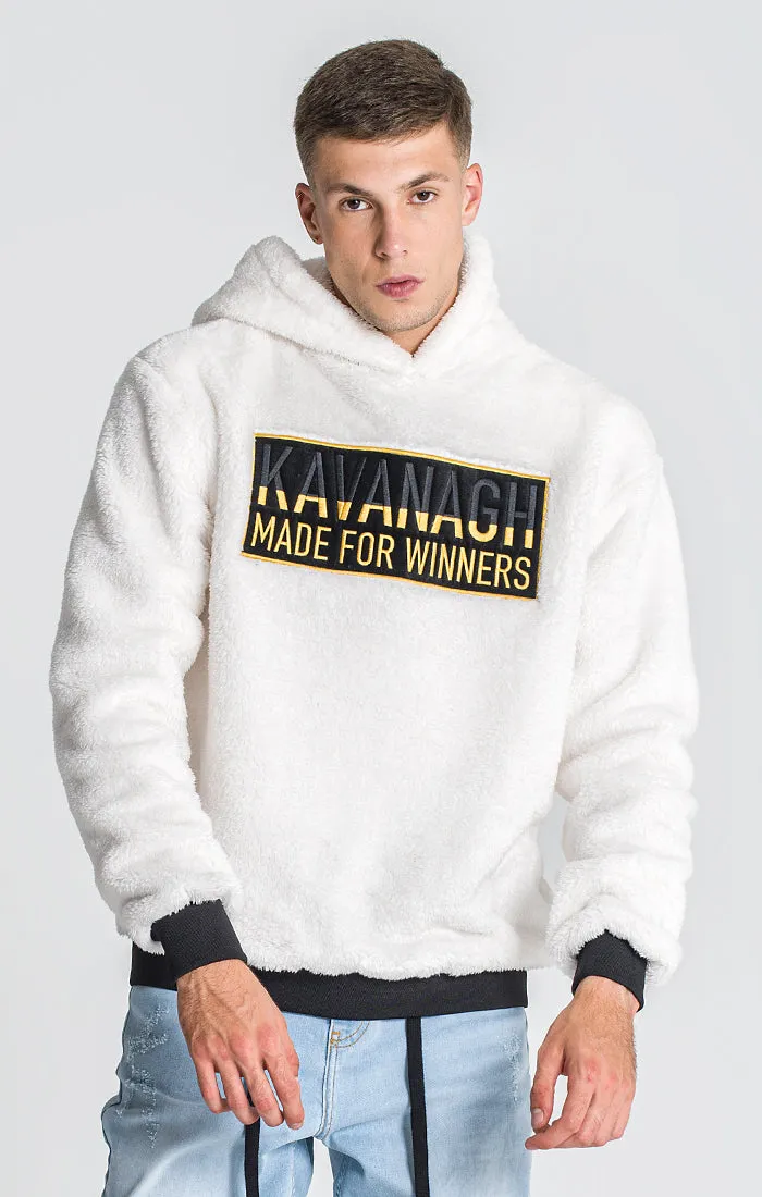 White Denver Sherpa Hoodie