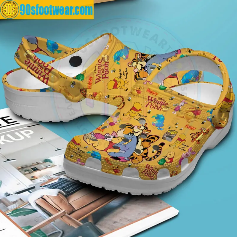 Winnie The Pooh Crocs Pooh and Friends Hunny Disney Classic Clog Shoes