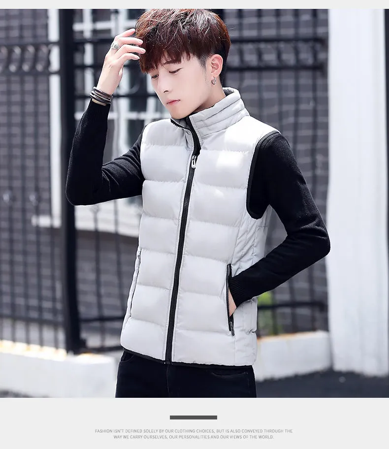 Xituodai Brand Clothing Vest Jacket Mens New Autumn Warm Sleeveless Jacket Male Winter Casual Waistcoat Men Vest Plus Size Veste