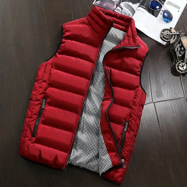 Xituodai Brand Clothing Vest Jacket Mens New Autumn Warm Sleeveless Jacket Male Winter Casual Waistcoat Men Vest Plus Size Veste