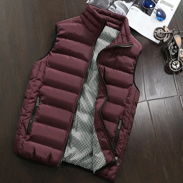 Xituodai Brand Clothing Vest Jacket Mens New Autumn Warm Sleeveless Jacket Male Winter Casual Waistcoat Men Vest Plus Size Veste