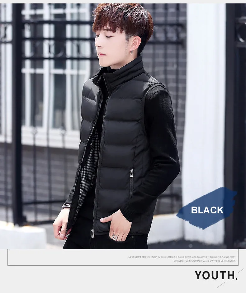 Xituodai Brand Clothing Vest Jacket Mens New Autumn Warm Sleeveless Jacket Male Winter Casual Waistcoat Men Vest Plus Size Veste