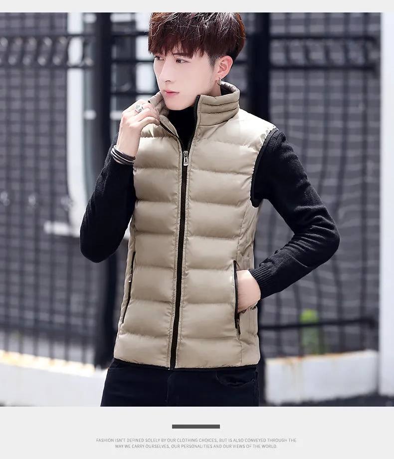 Xituodai Brand Clothing Vest Jacket Mens New Autumn Warm Sleeveless Jacket Male Winter Casual Waistcoat Men Vest Plus Size Veste