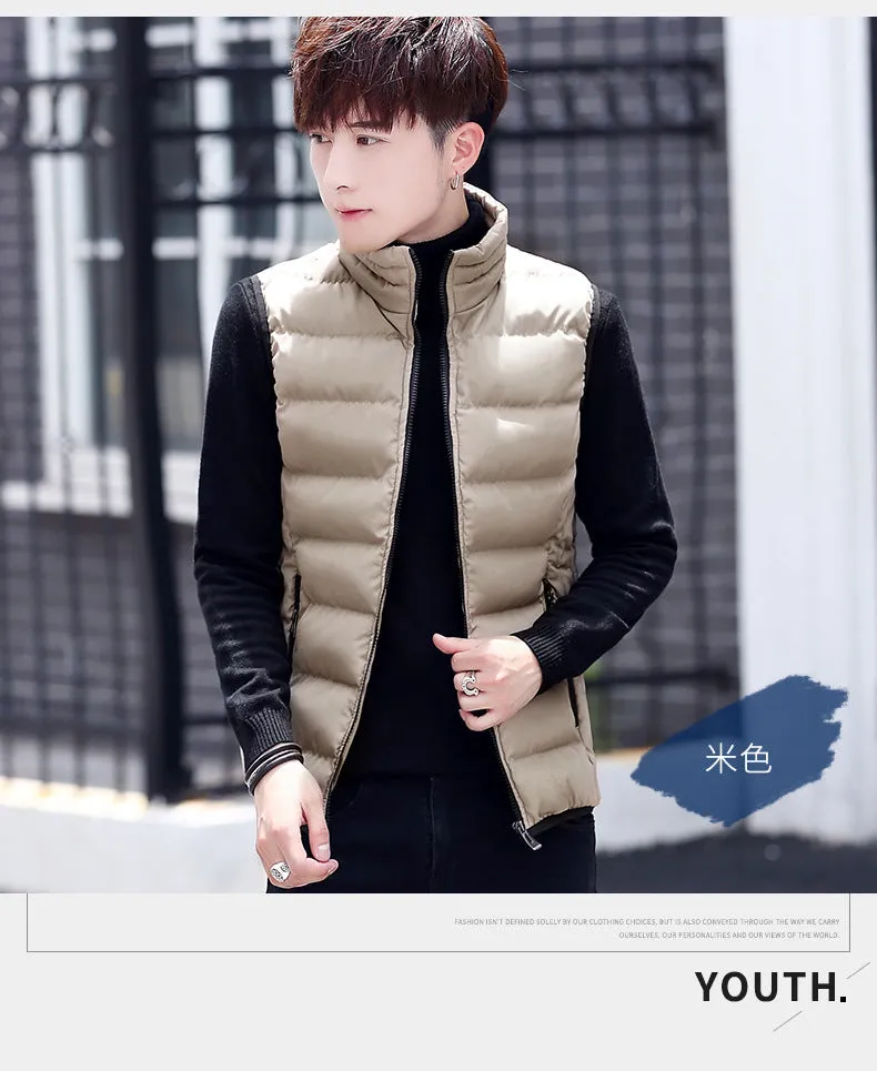 Xituodai Brand Clothing Vest Jacket Mens New Autumn Warm Sleeveless Jacket Male Winter Casual Waistcoat Men Vest Plus Size Veste