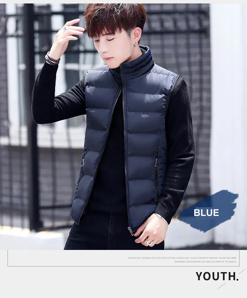 Xituodai Brand Clothing Vest Jacket Mens New Autumn Warm Sleeveless Jacket Male Winter Casual Waistcoat Men Vest Plus Size Veste