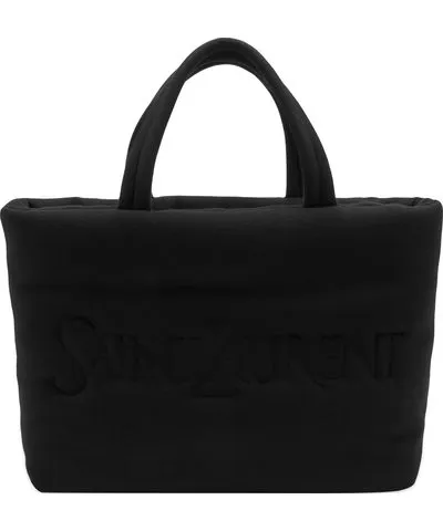 Yves Saint Laurent Men's Embossed Tote Bag