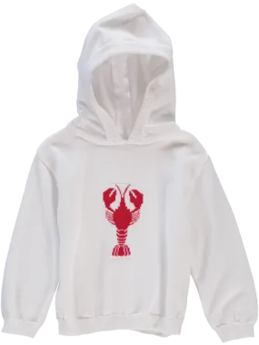 Zip Back Sweater - White, Crawfish